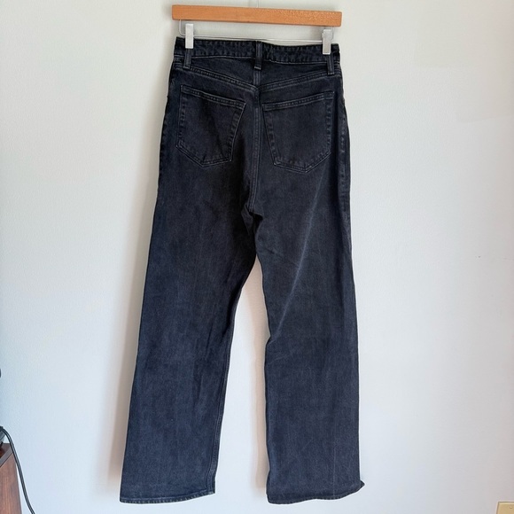 abercrombie & fitch the 90s relaxed jeans high rise curve love size 27/4 long - Picture 3 of 8